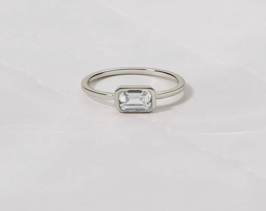 Baguette Bezel Ring