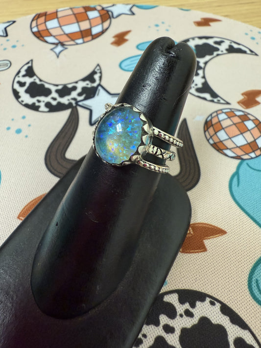 Rodeo Rebel Neon Fire Opal Ring