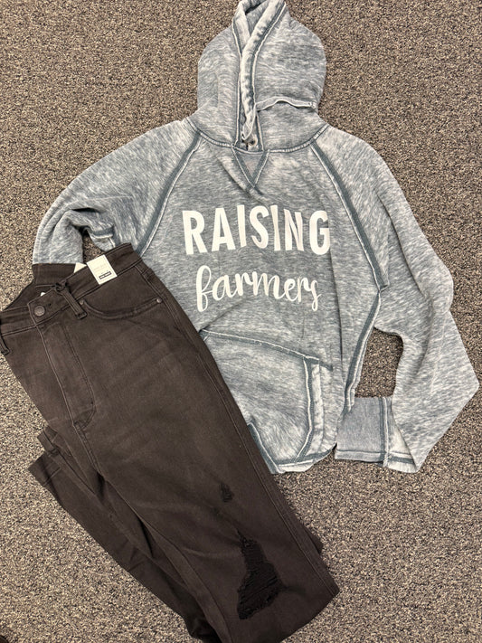 Raising Farmers Mineral Wash Crew Hoodie