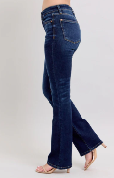 Judy Blue Mid Rise Boot Cut Dark Wash